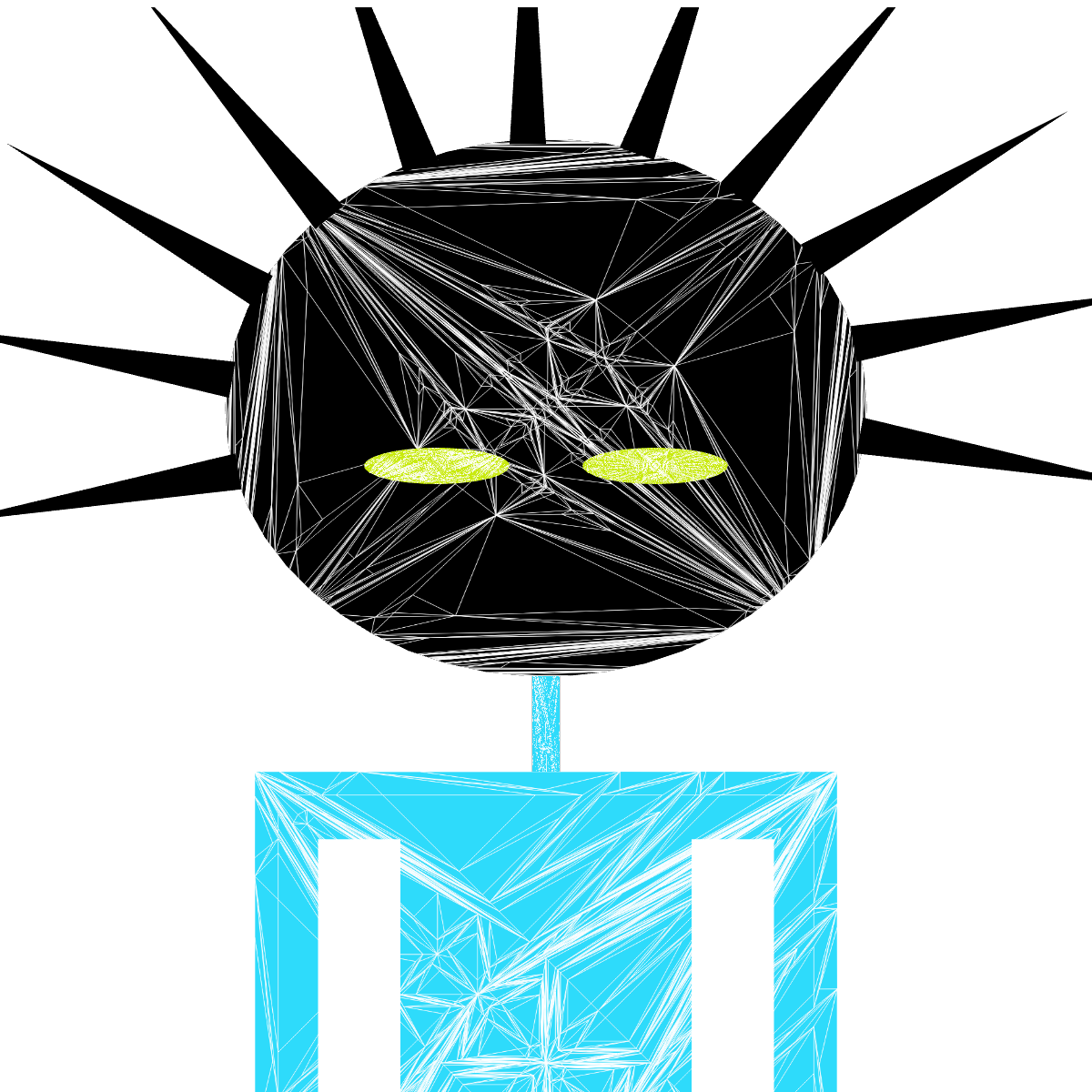 Spiky Woman #11 static token preview