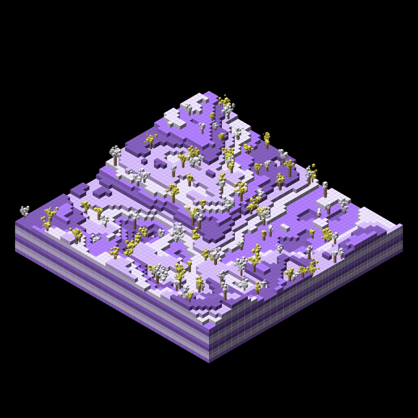 Pixel Topography #13 static token preview