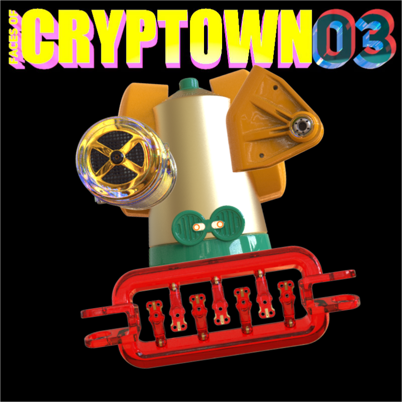 FacesOfCryptown vol.03 #4 static token preview