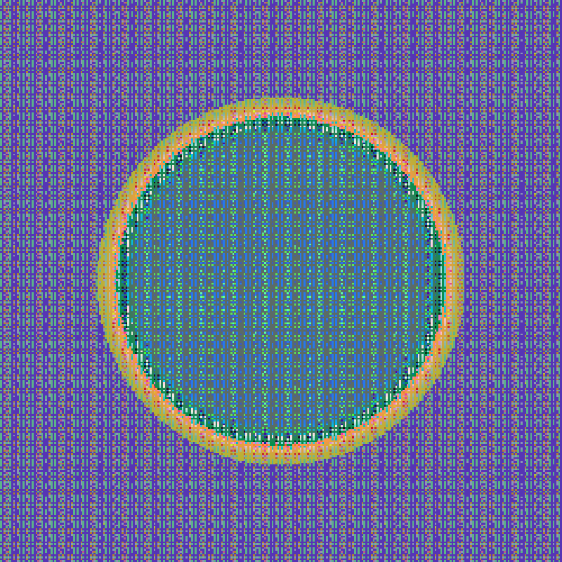 Pixelated Orb #18 static token preview