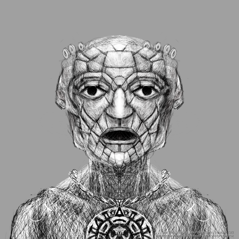 One Tezo Drawings_310+ #8 static token preview