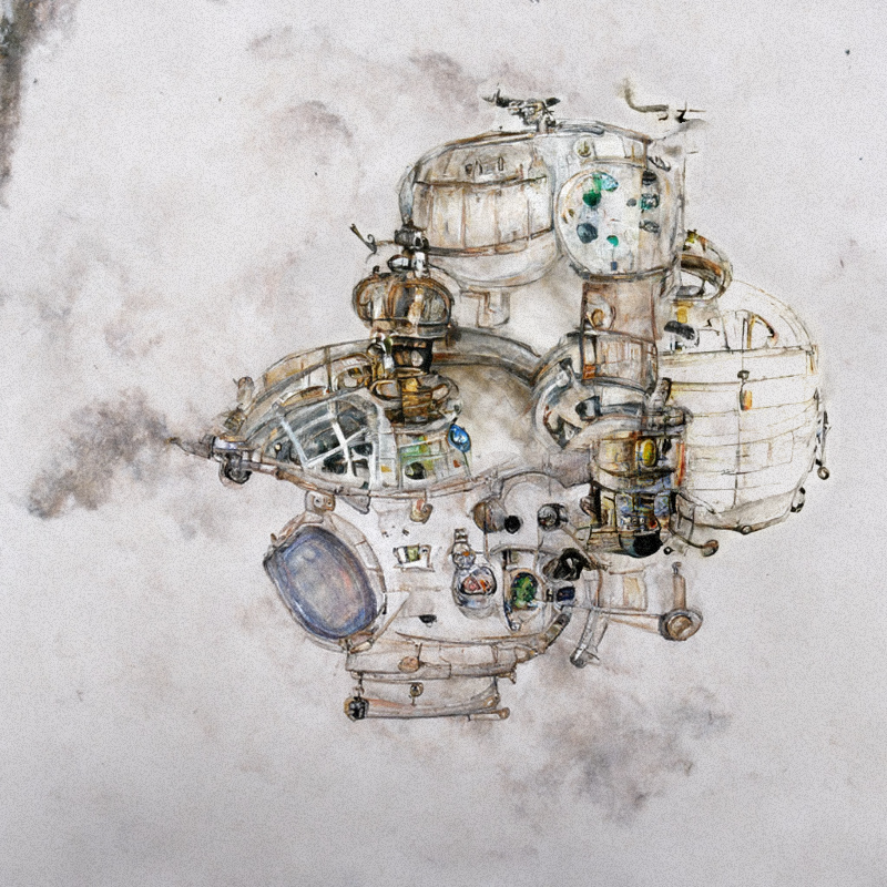 Utopian Space Castles #10 static token preview