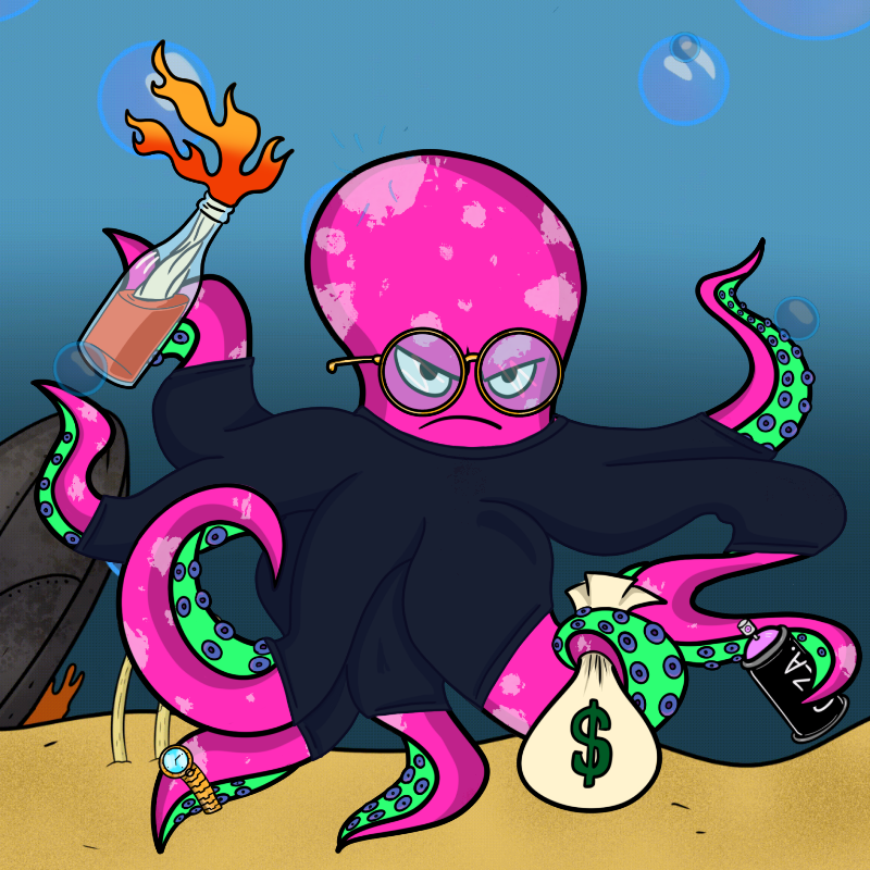 Gangstatopus #4 static token preview