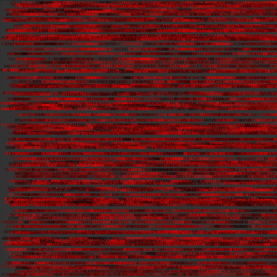 Painting by Random Hexadecimal Numbers #7 static token preview