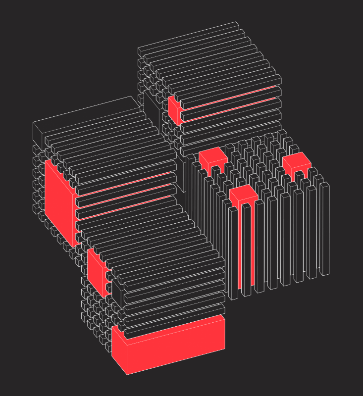 Cubick (Neon Red) #24 static token preview