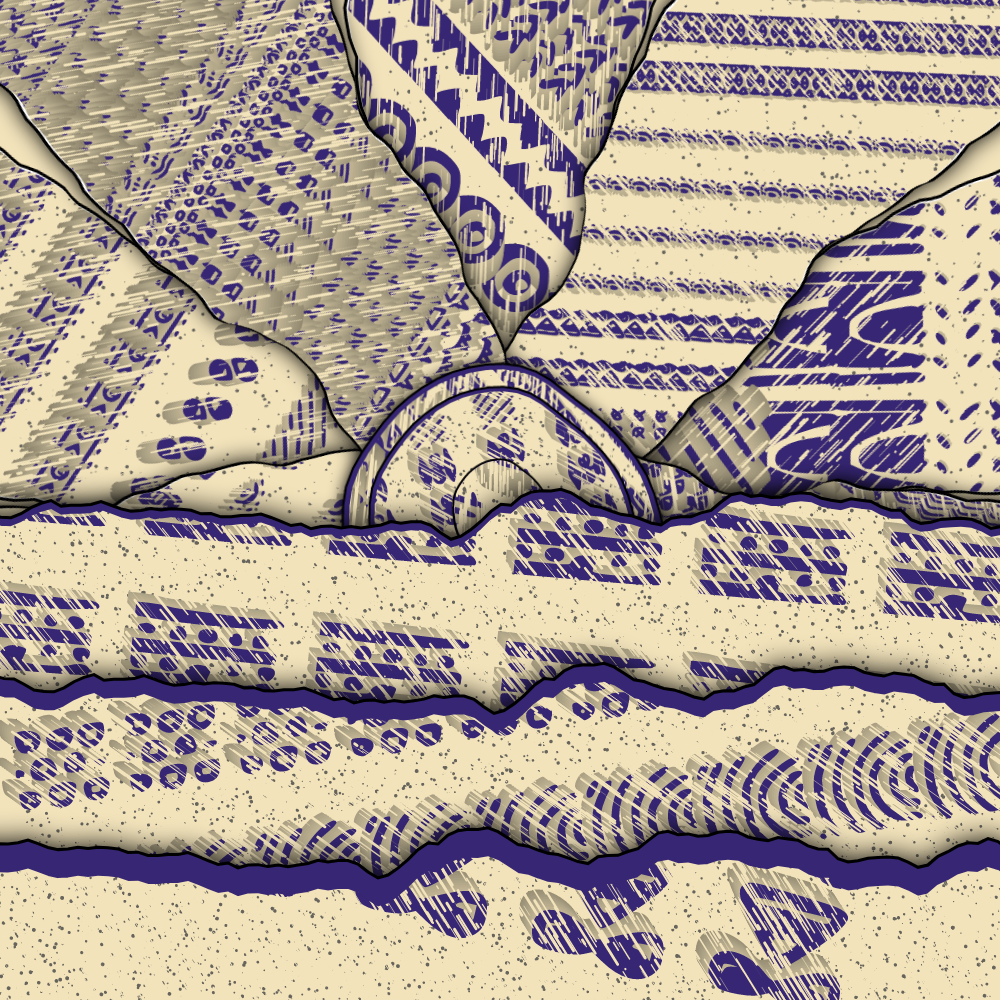 Hawaii - Genuary32 #13 static token preview