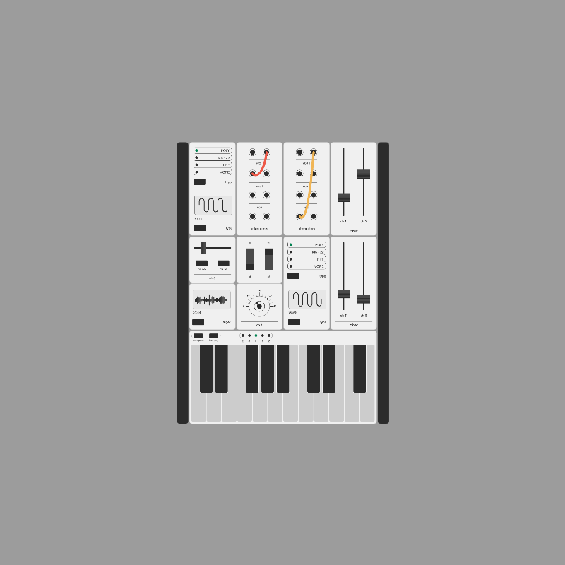 Modular synthesizer #5 static token preview
