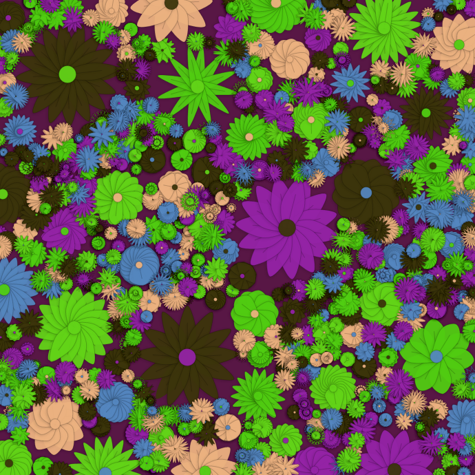 Flower garden #15 static token preview