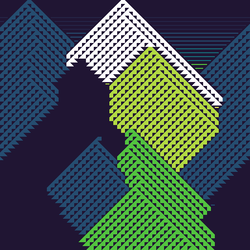 Cellular Mountains #22 static token preview