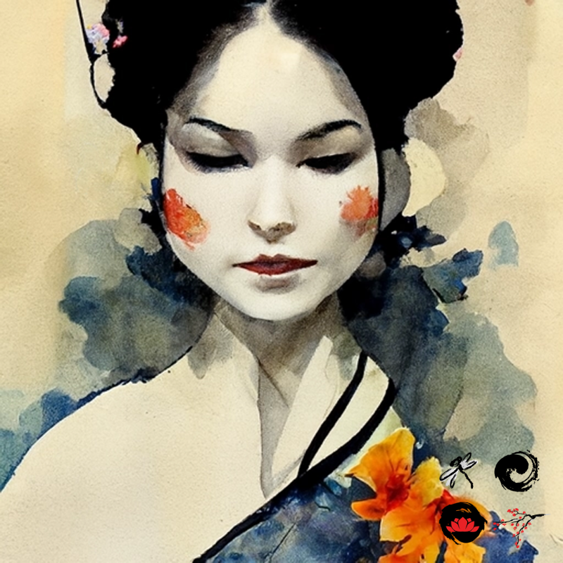 Spring Geisha #8 static token preview