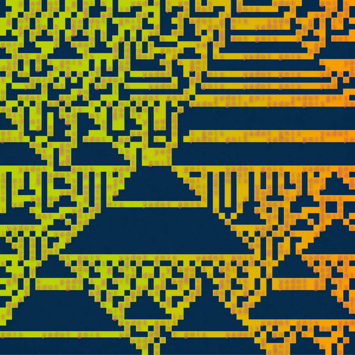 Textual Automata Machinery #6 static token preview