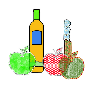bottle and apples project preview