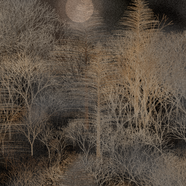 Moonlit Native Bush #20 static token preview