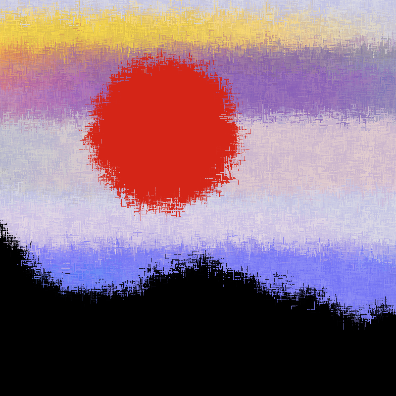 Sunset in memory #11 static token preview