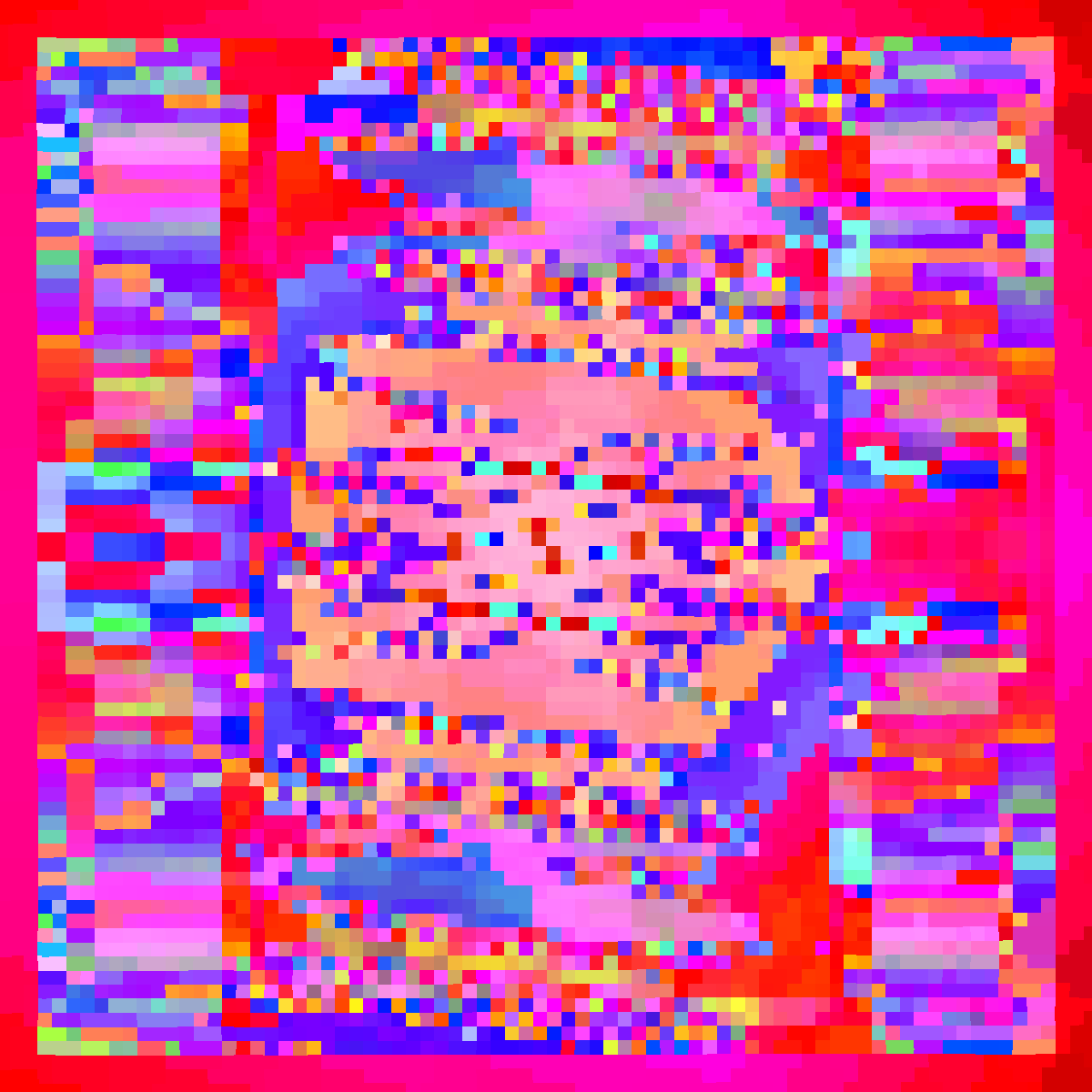 Psychedelic Dance of Pixels #4 static token preview