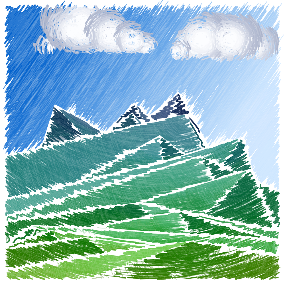 Mount Doodle #232 static token preview