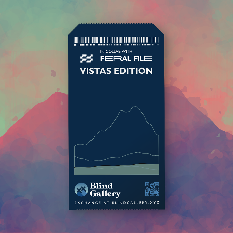 Blind Gallery Mint Pass (Vistas Edition) #21 static token preview