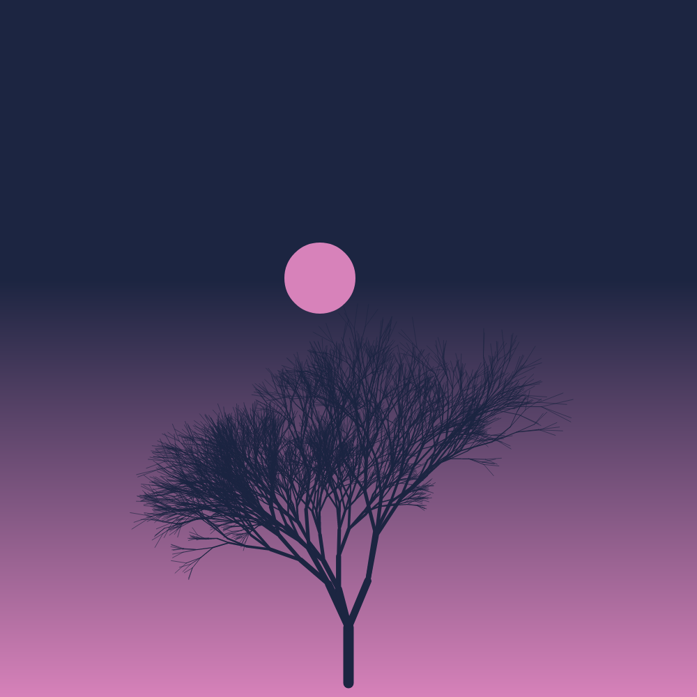 Sakura at night #1 static token preview