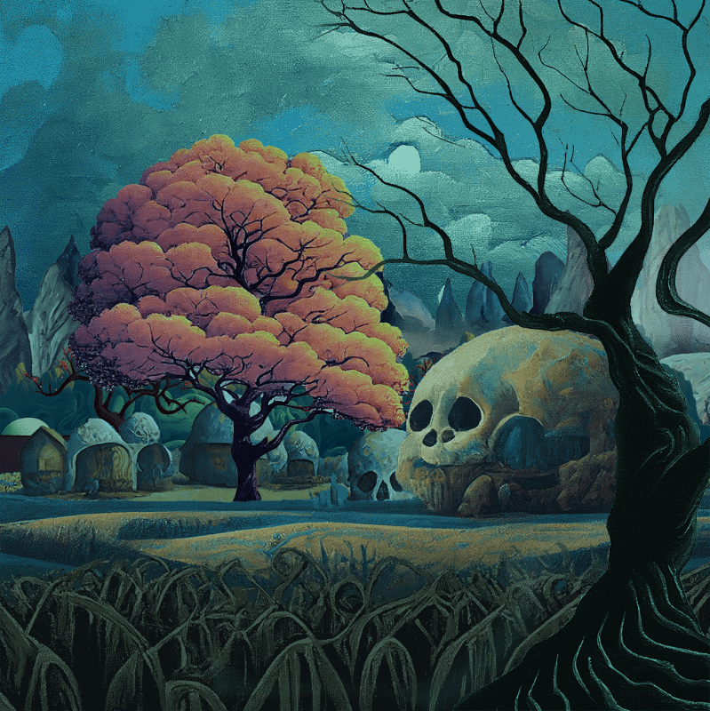 Skull Village #10 static token preview