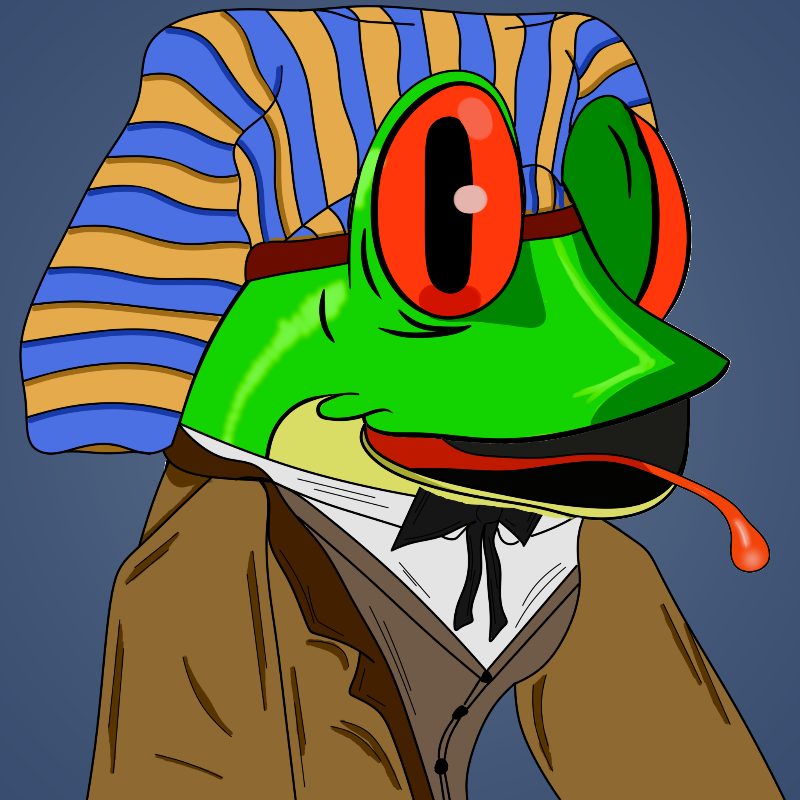 Annoying Frogs. Through the Time #24 static token preview