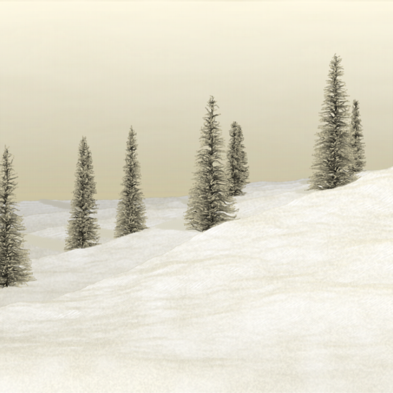 Snowy Hills #4 static token preview