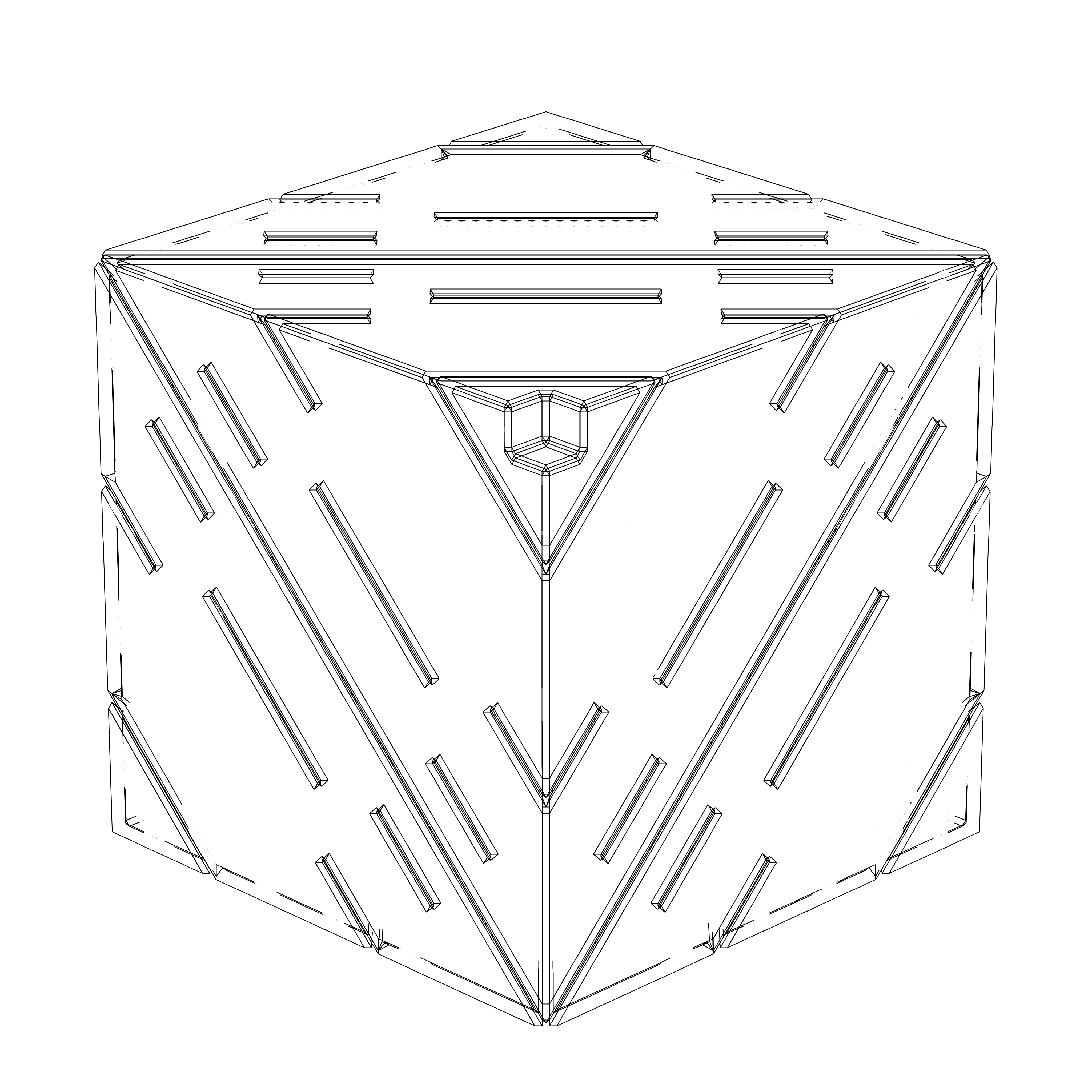 LL21 Alien Art Cube #15 static token preview