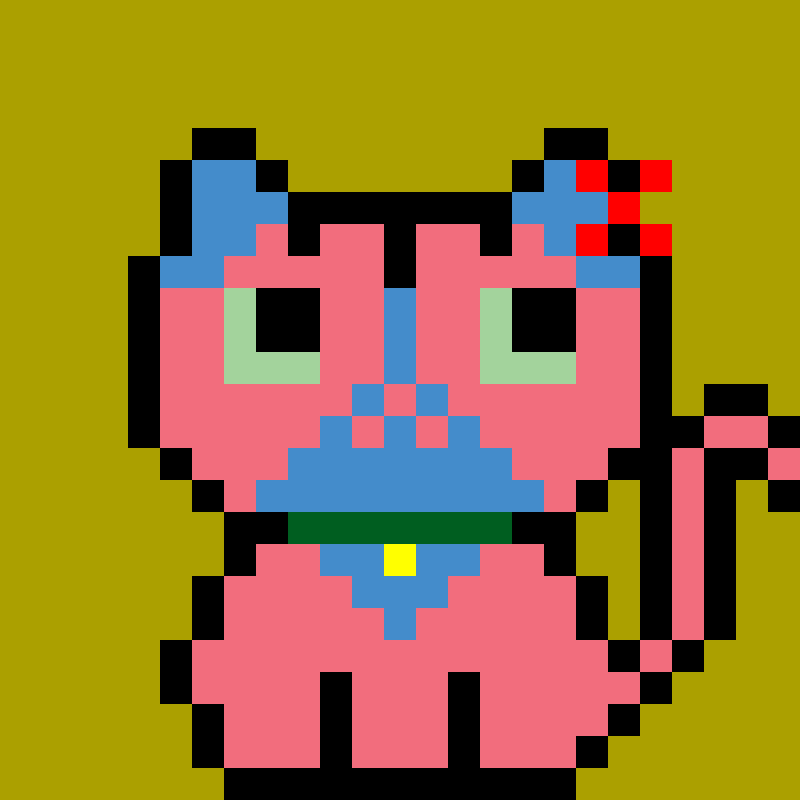 pixel cat #5 static token preview