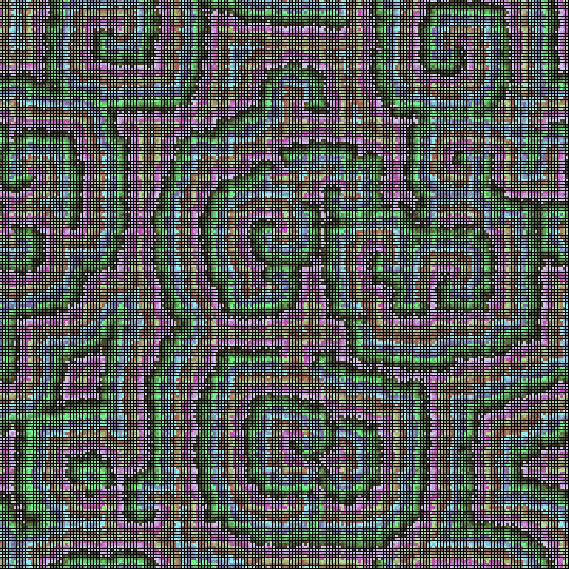 Reaction Diffusion Cellular Automata #11 static token preview