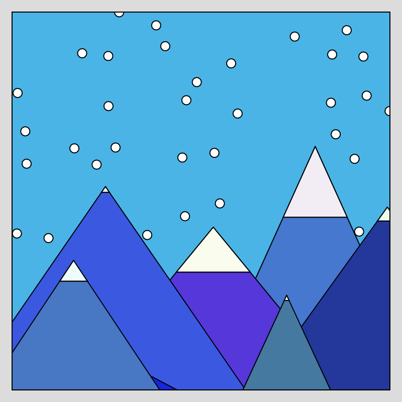 Mystic Mountains #7 static token preview