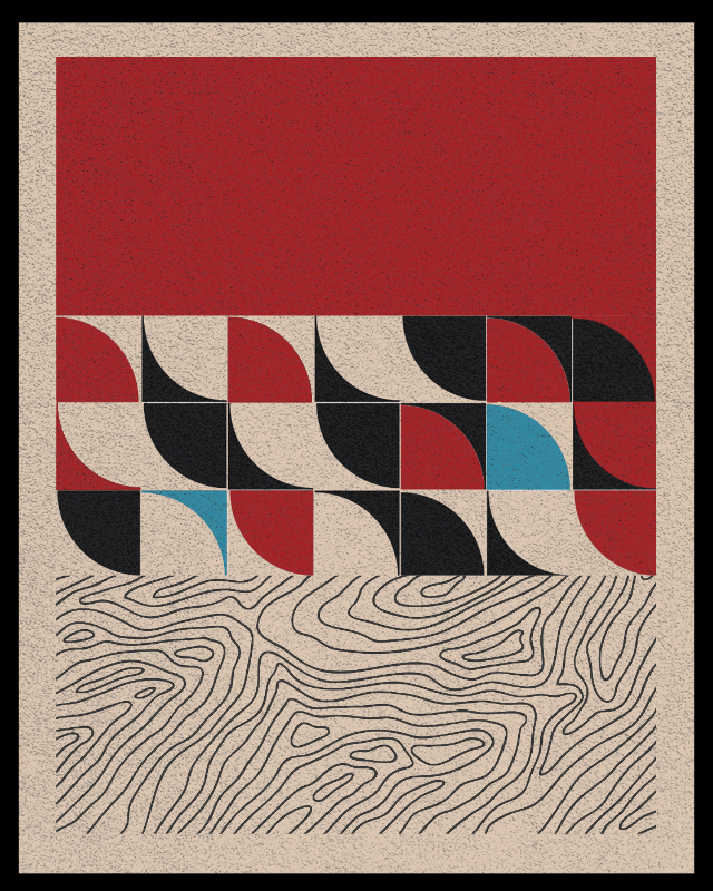 Bauhaus art #red #15 static token preview