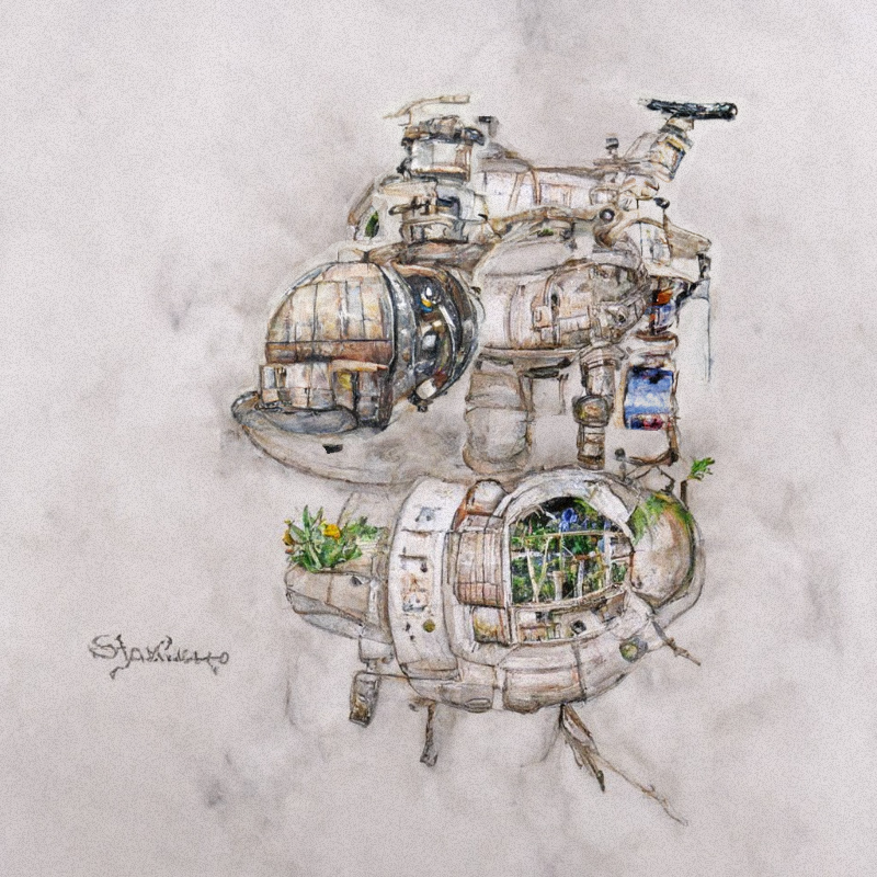Utopian Space Castles #13 static token preview