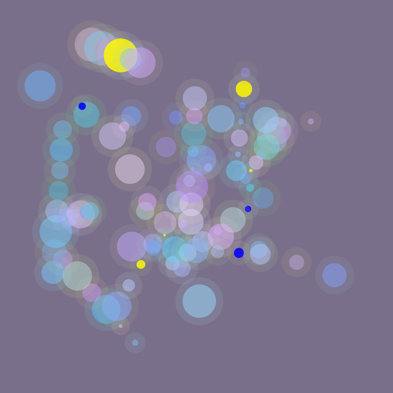 Transient Abstract Bubble Machine #10 static token preview