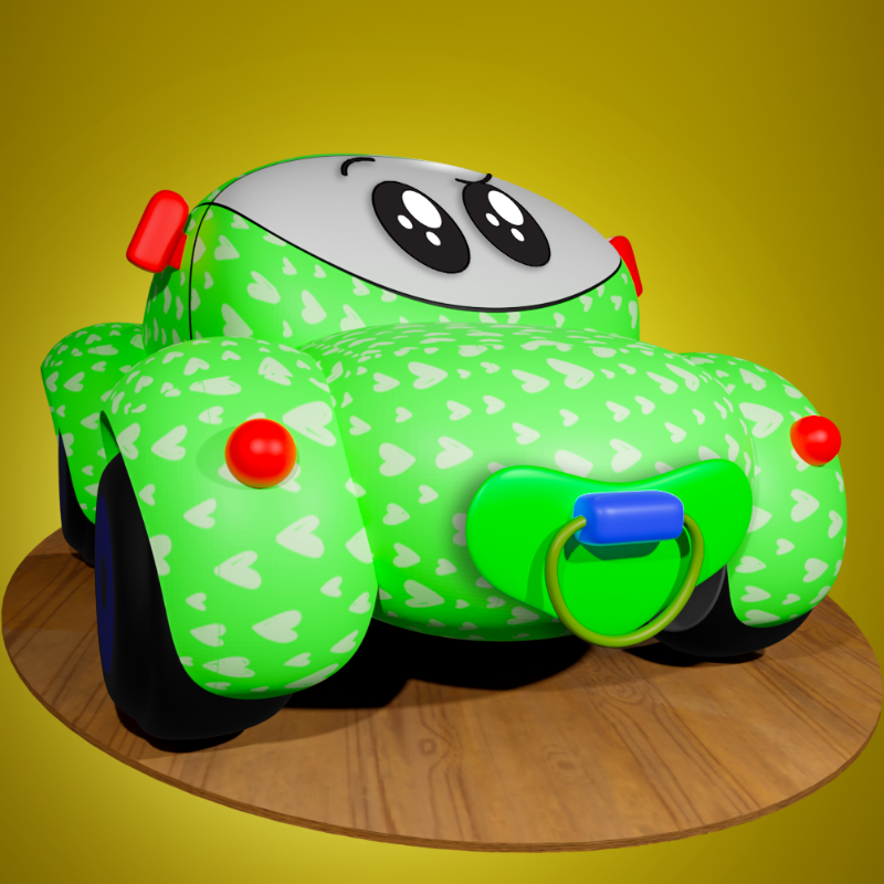 Morixels Colab #8 BabyCar #3 static token preview