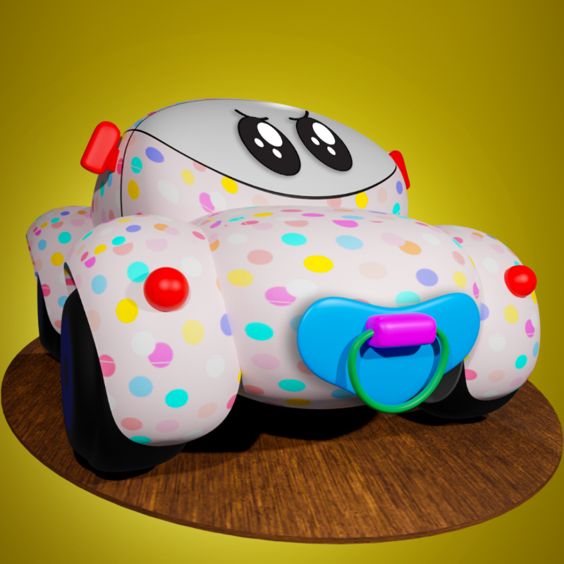 Morixels Colab #8 BabyCar #13 static token preview