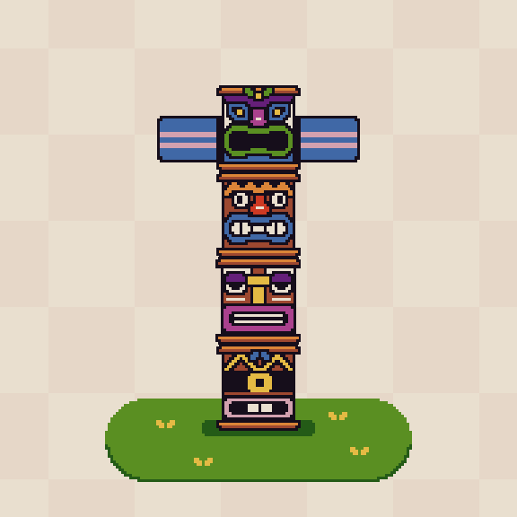 Tiki Totem #12 static token preview