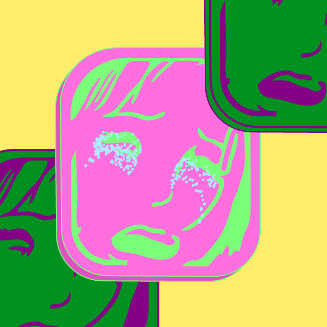 Card in the box "Crying girl" #5 static token preview