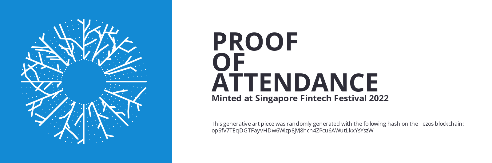 SFF2022 Proof of Attendance Token #4 static token preview