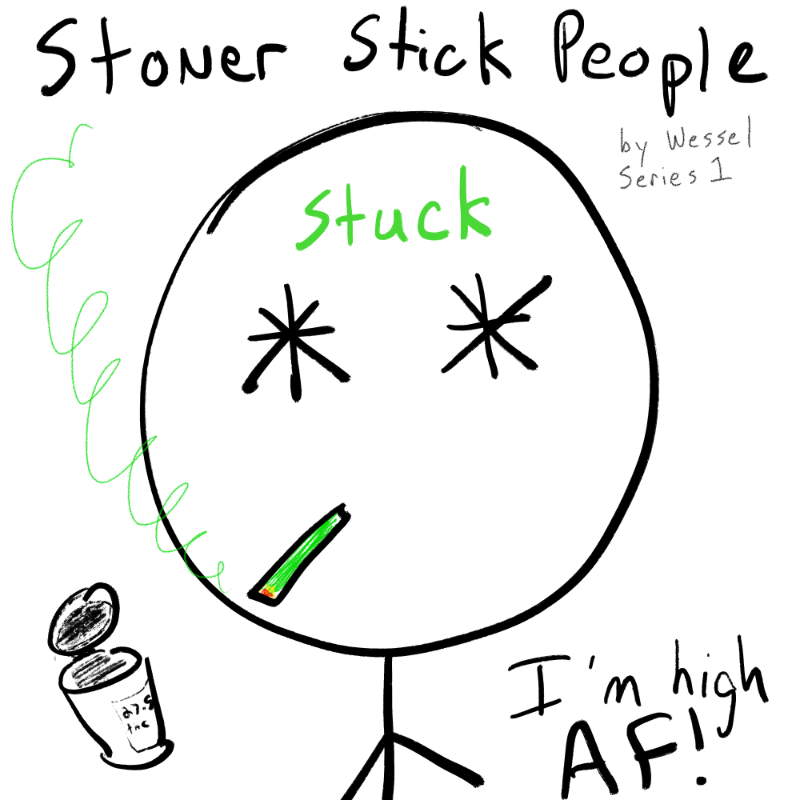 Stoner Stick People #11 static token preview