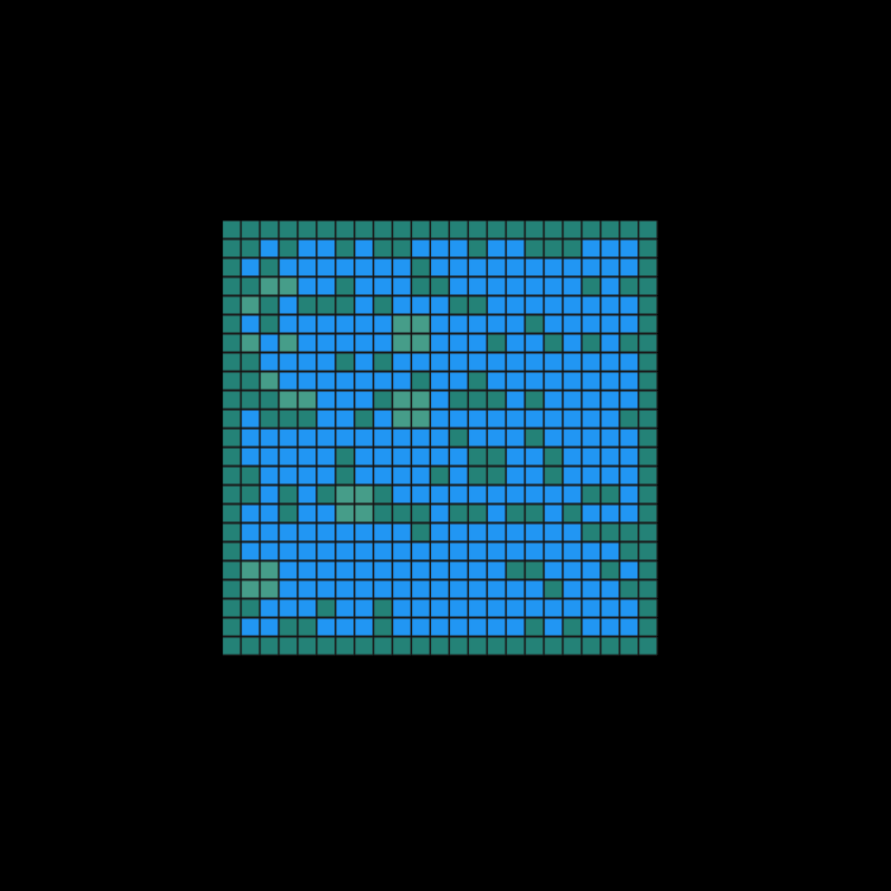 Game of Life: Water Variant #13 static token preview