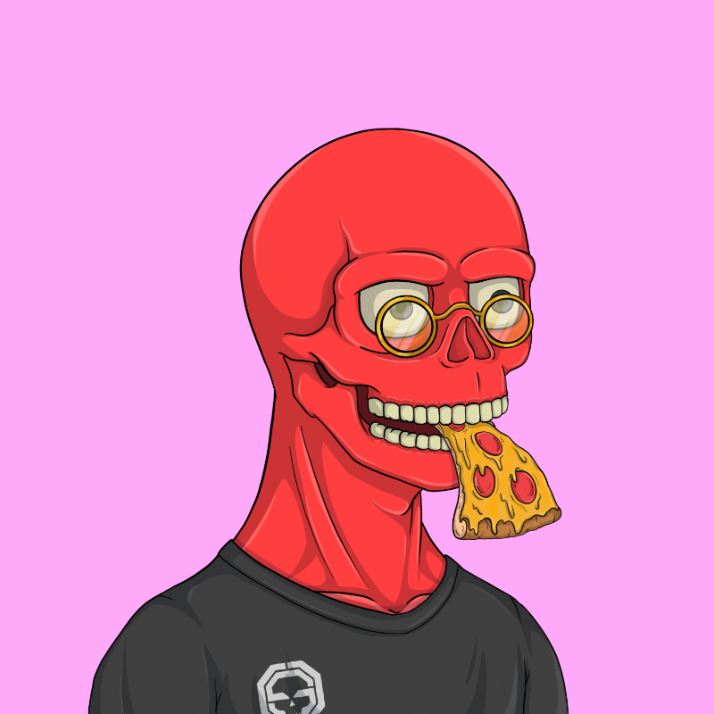 crazy skull club #15 static token preview