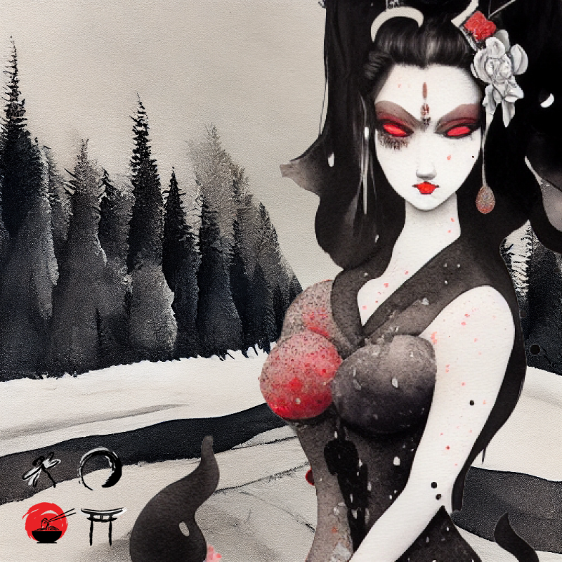 Akiko Geisha #1 static token preview