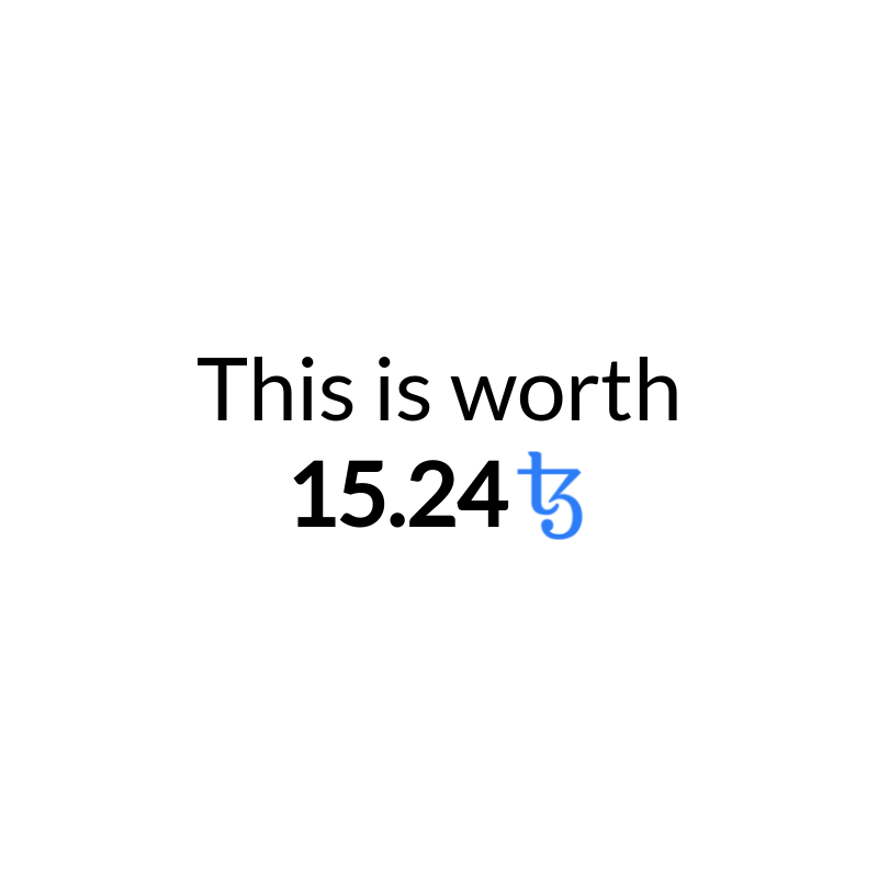 The Value Of Art #3 static token preview