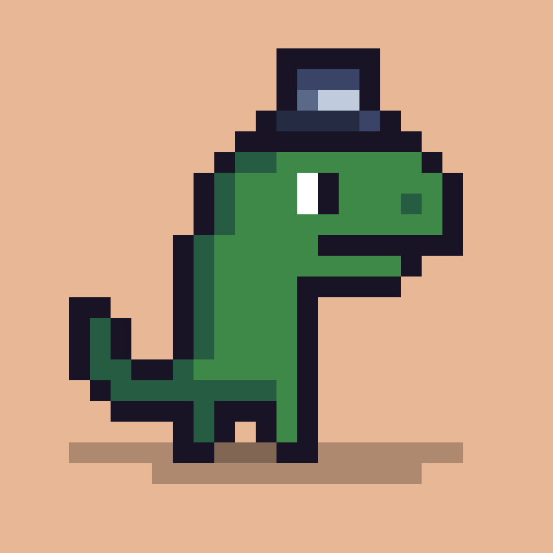 Pixel Dinos #26 static token preview
