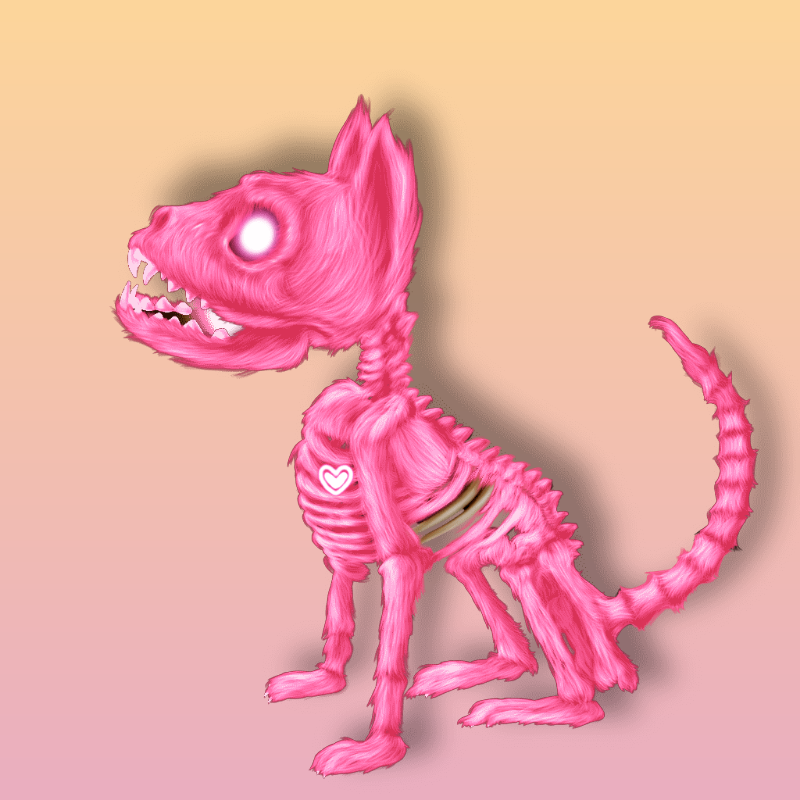 SkeleCats #5 static token preview