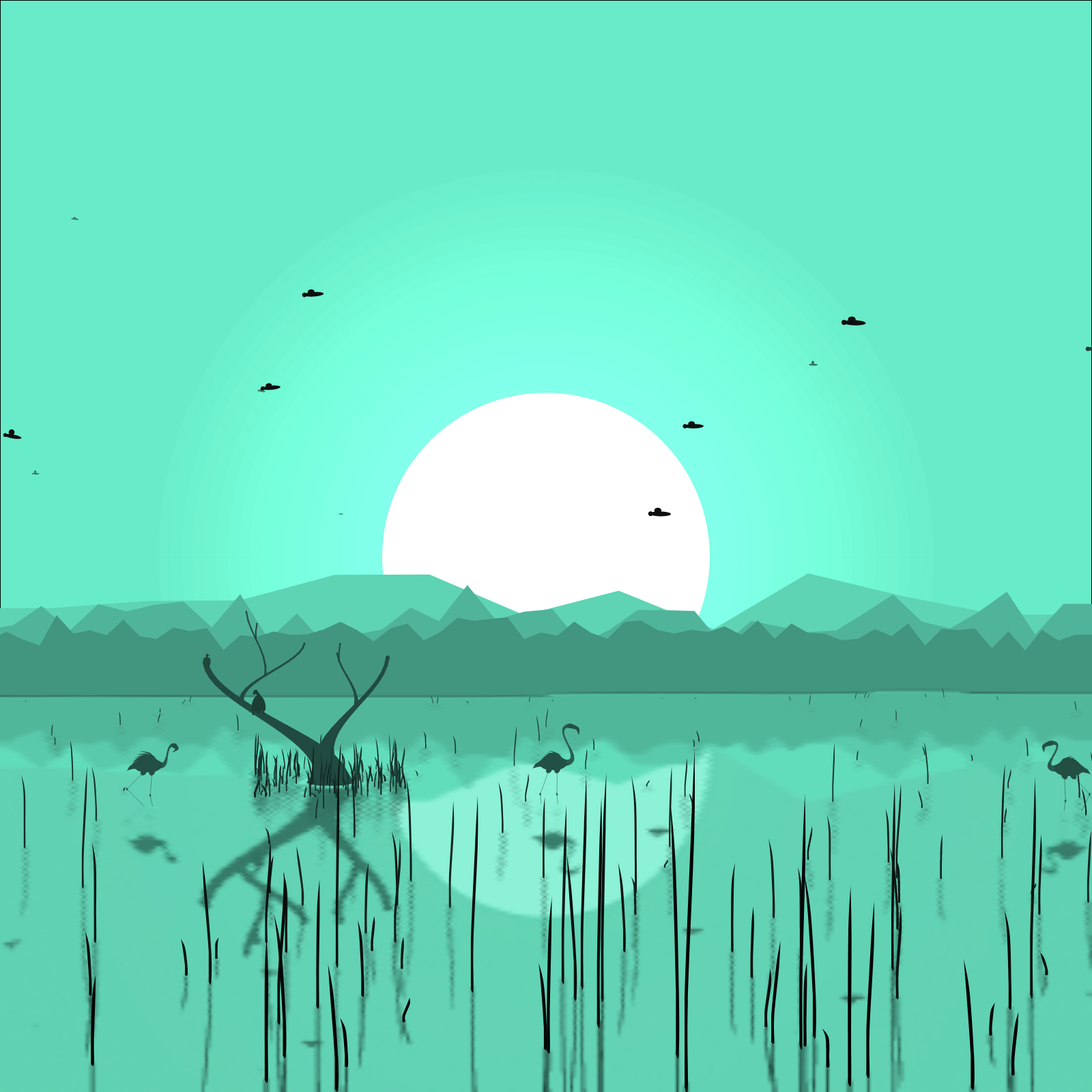 Flamingo Delta #22 static token preview