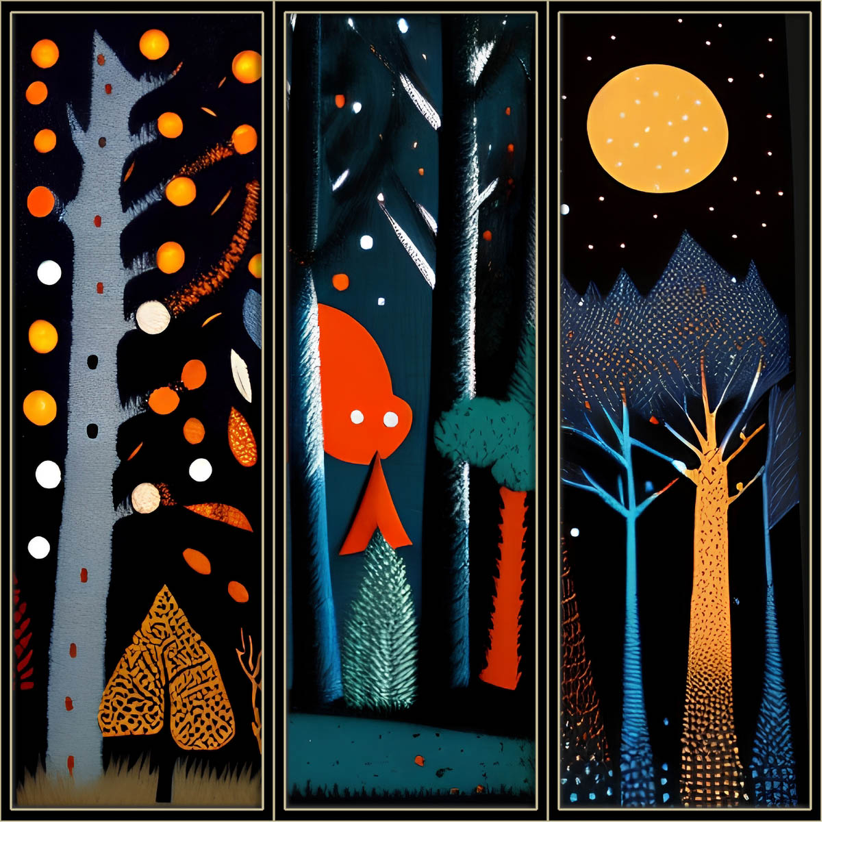 Forest at Night #5 static token preview