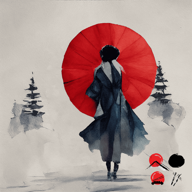 A walking geisha #6 static token preview