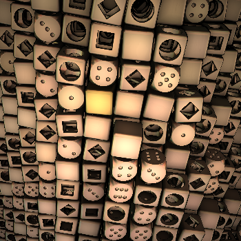 Tired Voxels #15 static token preview