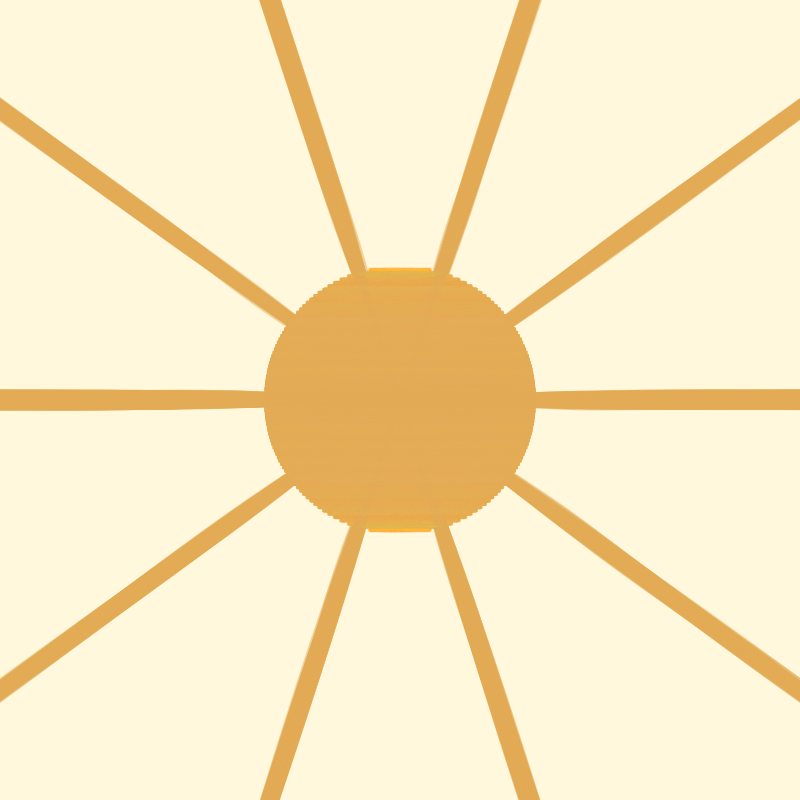Lever de soleil linéaire #14 static token preview