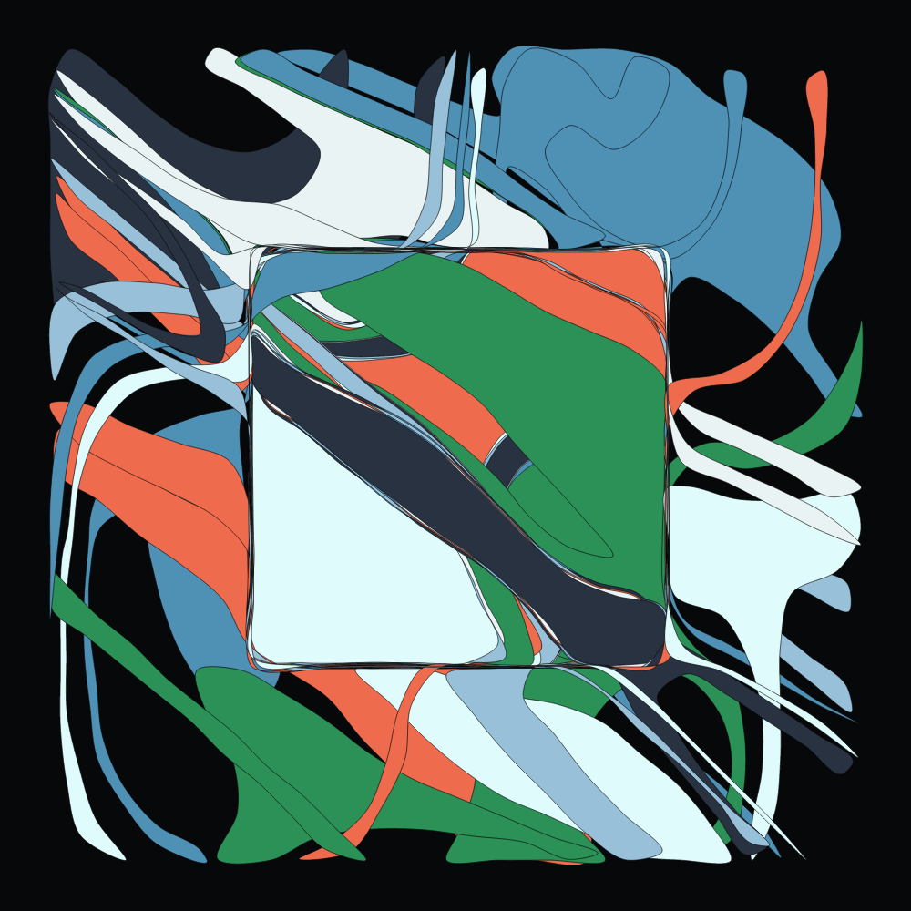 Geometric colorful shapes 3 #11 static token preview